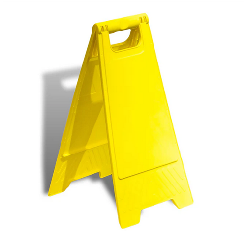 Blank Warning A-Frame Sign Yellow 600mm x 280mm